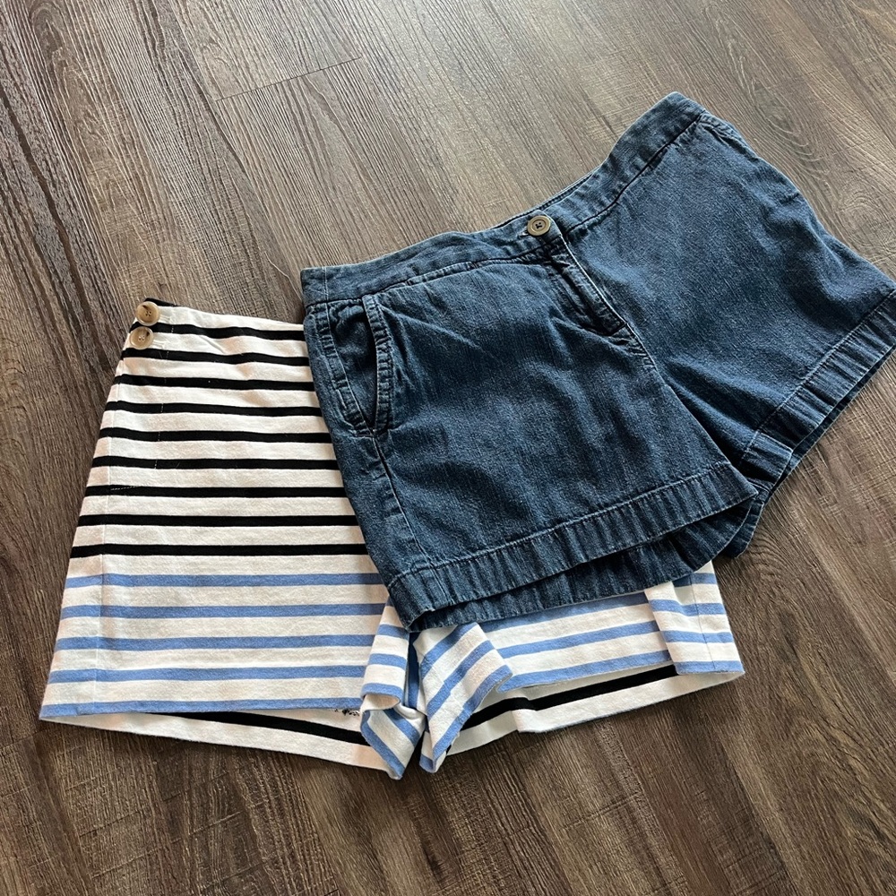 2 pair of Loft shorts size 10